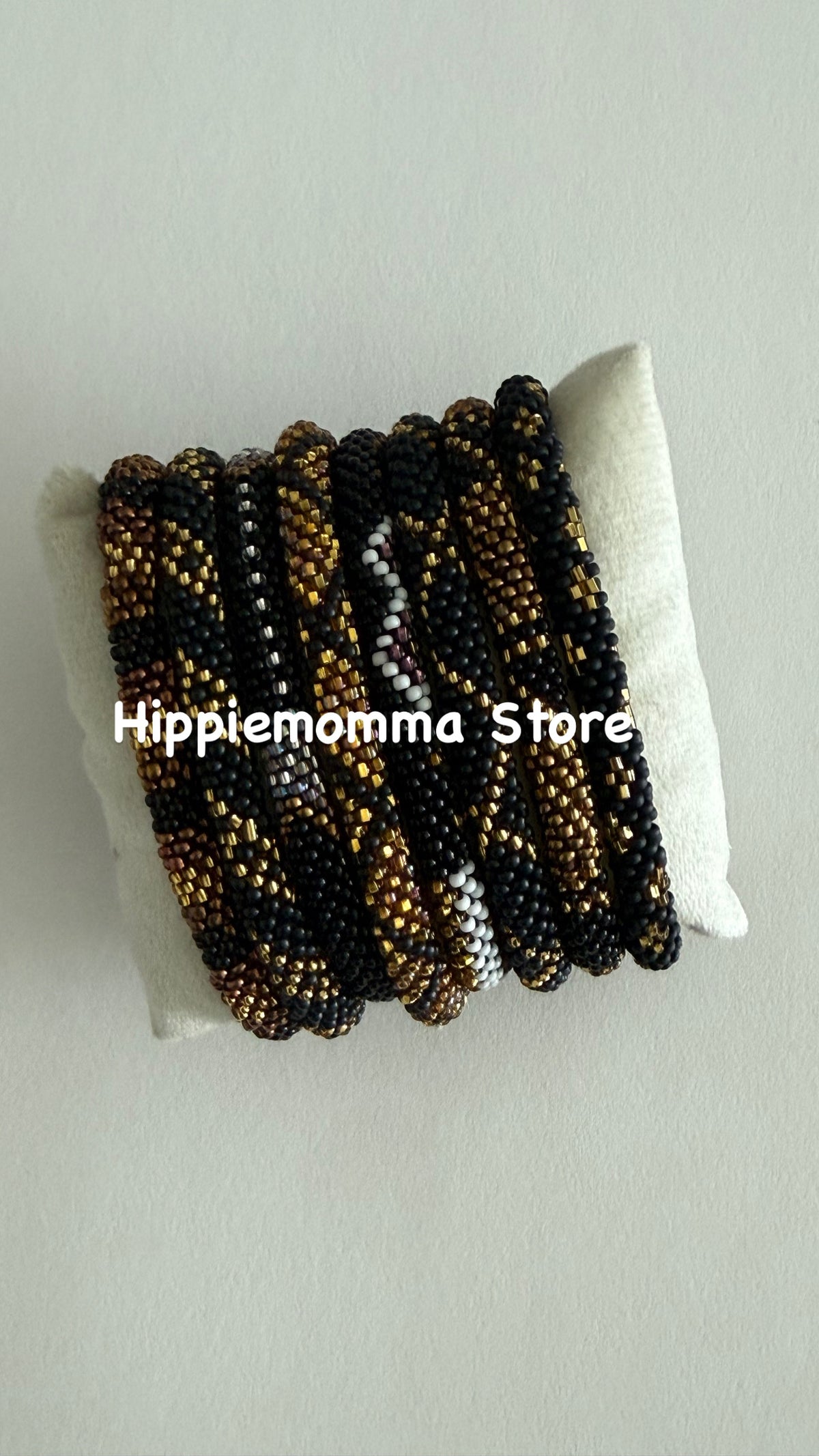 Stunning Beaded handmade Bracelets, set of 8