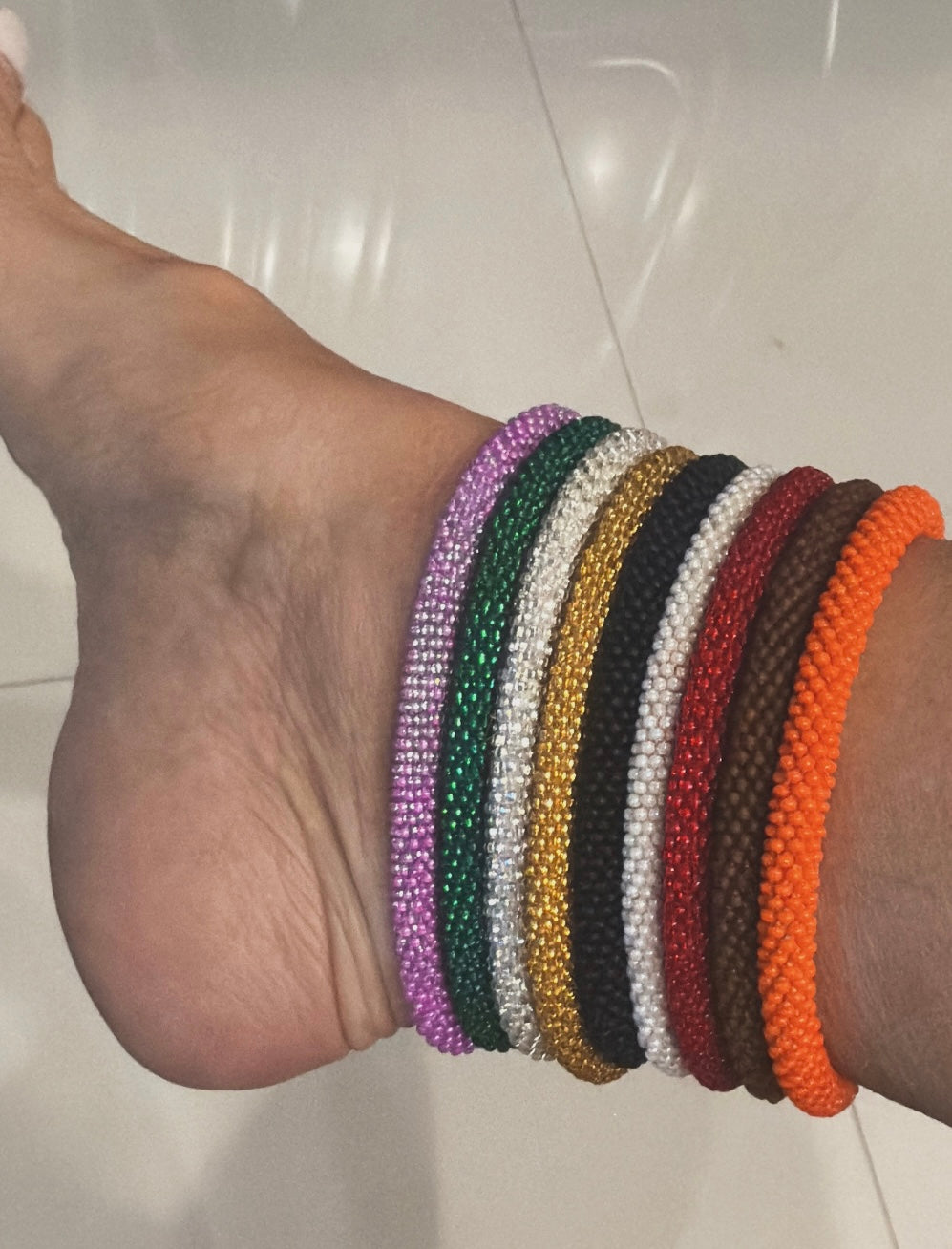 Stunning Beaded Ankle Bracelets