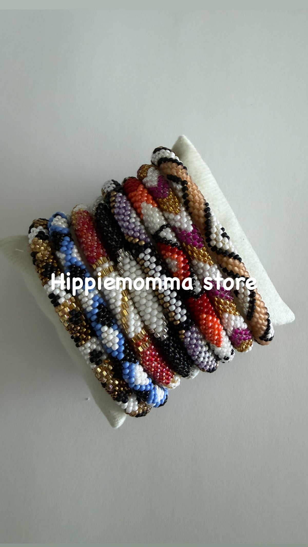 Stunning Beaded handmade Bracelets, set of 9