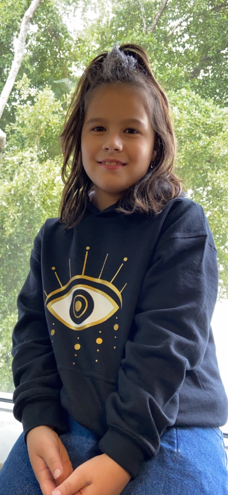 HippieMomma Sweatshirt - Black-White