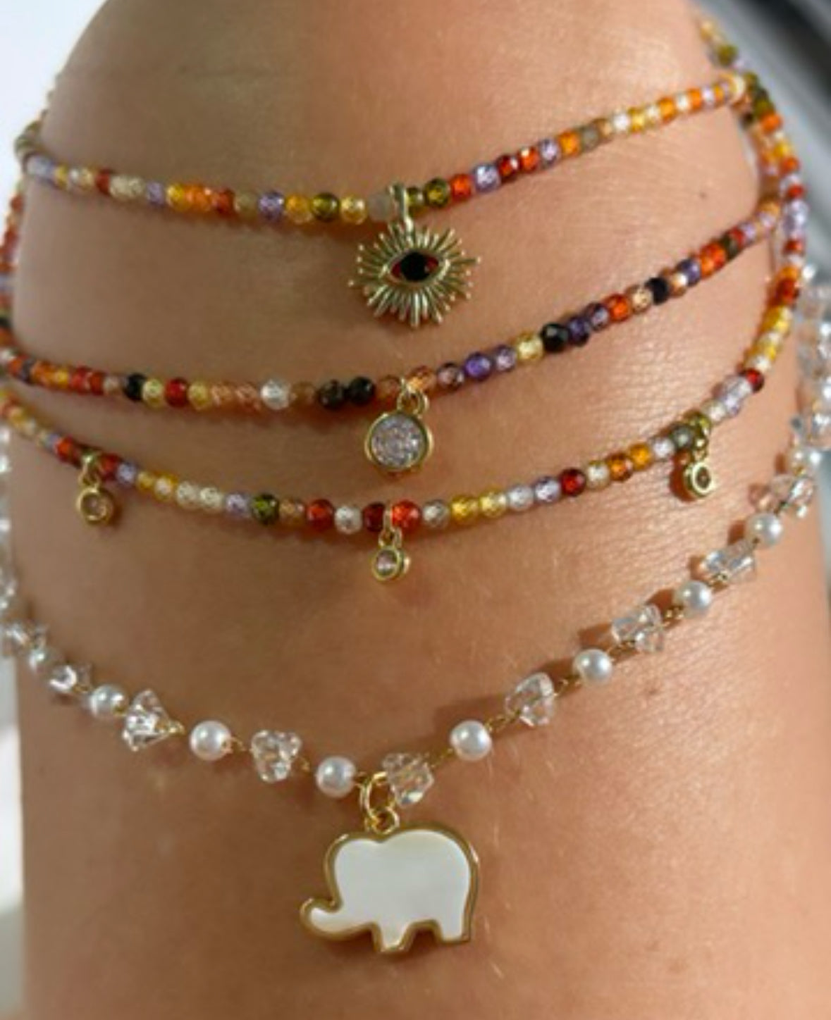 Colorful Beautiful gemstone Necklace