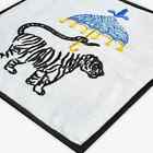 Linen Animal Pattern Party Napkins- set of 4