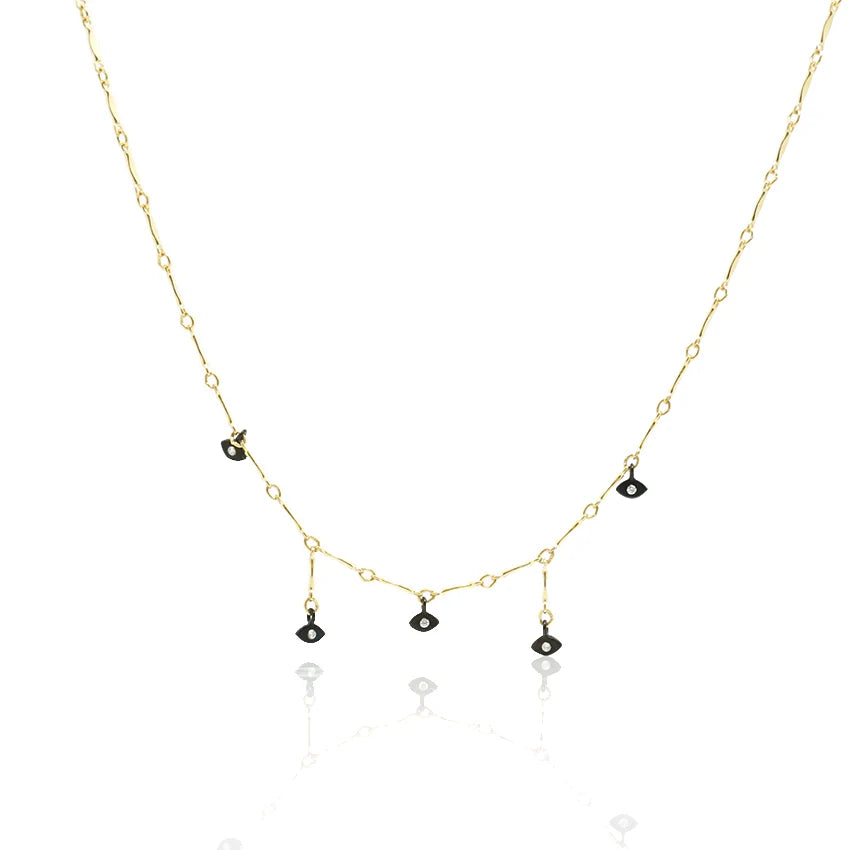 Tiny Little Evil Eye Necklace