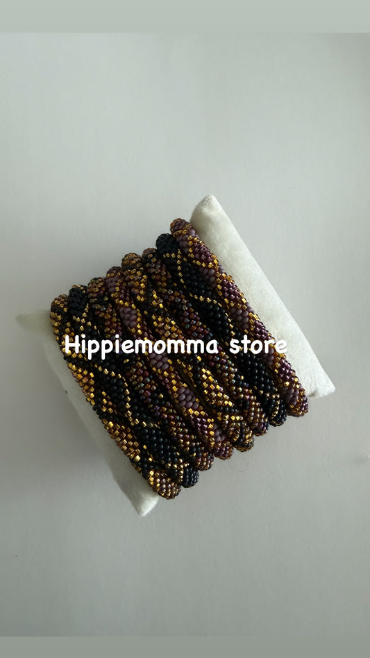Stunning Beaded handmade Bracelets, set of 8