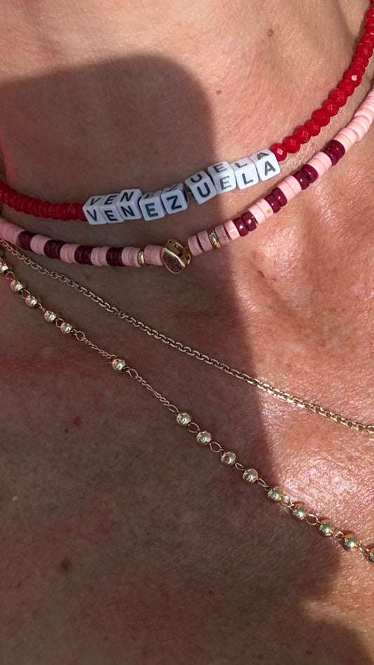 Venezuelan crystal Necklace