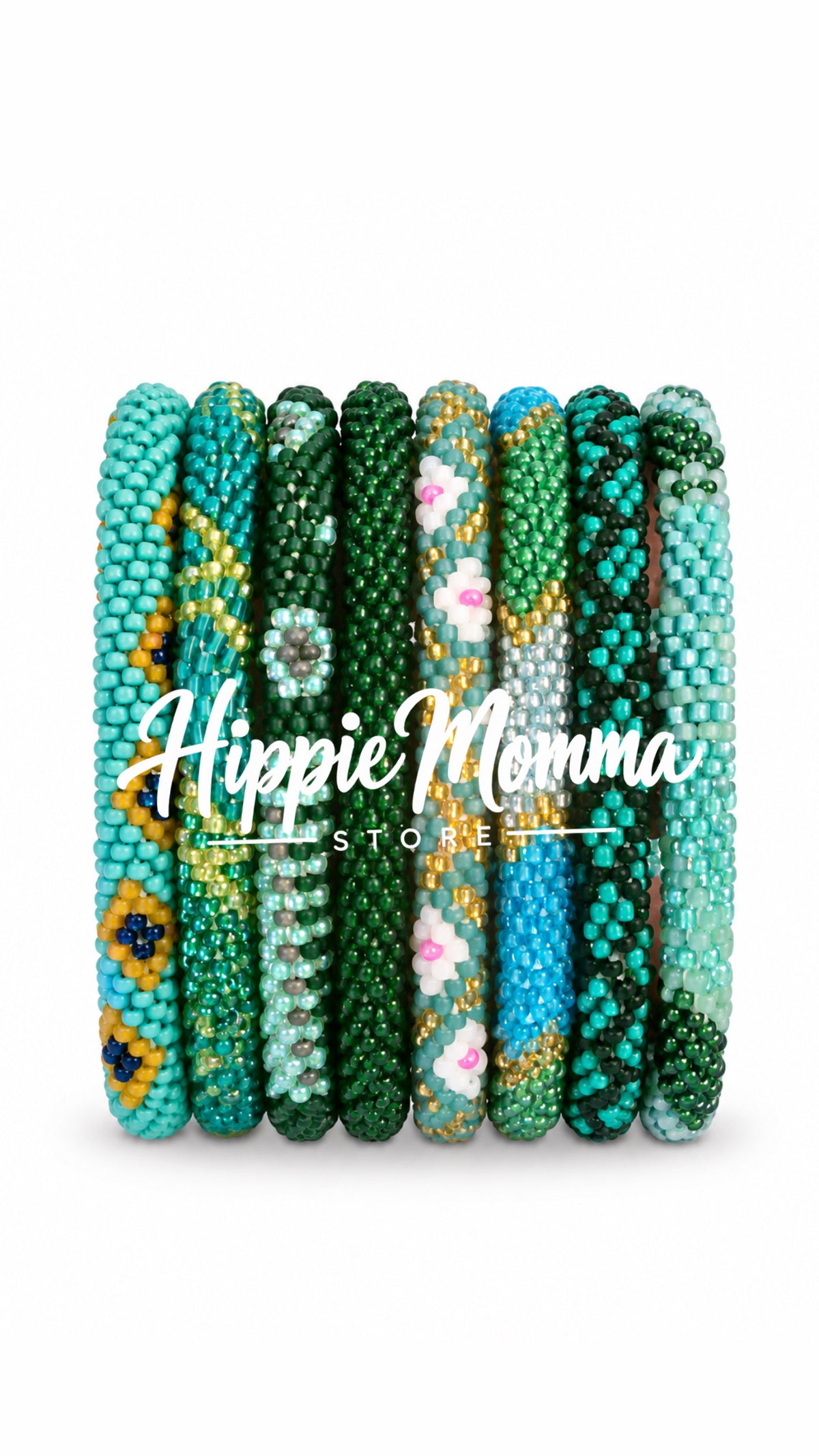 Stunning Beaded handmade bracelets , set 8 colors