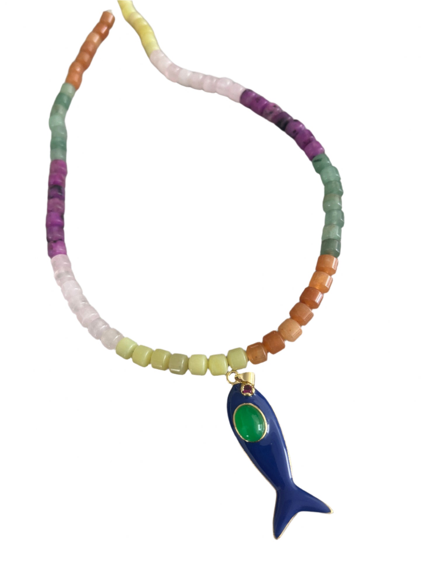 The Blue Fish Necklace