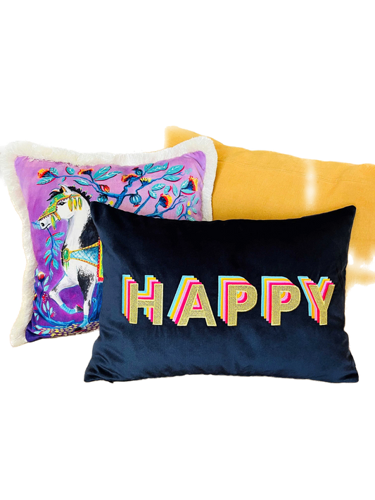 Happy Pillow Case cover