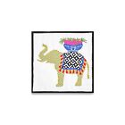 Linen Animal Pattern Party Napkins- set of 4