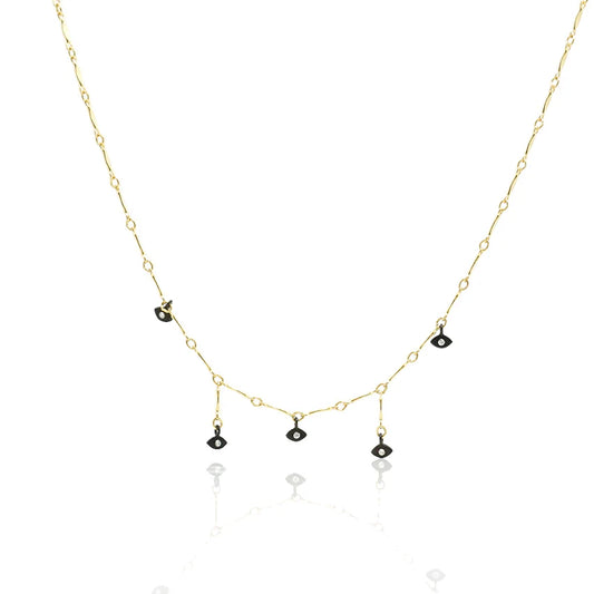 Tiny Little Evil Eye Necklace